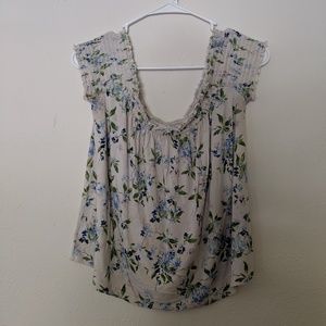 White off the shoulder blouse